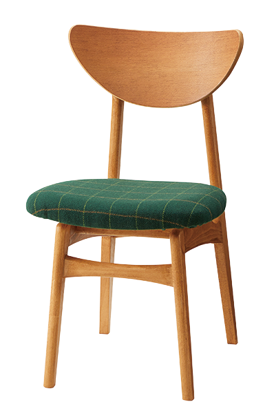 Karl Dining Chair　［選べるフレーム］ミディアムブラウン色